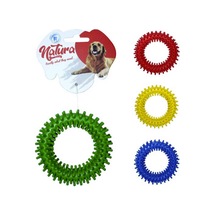 Natura 10 CM Dikenli Plastik Köpek Oyuncağı Çok Renkli