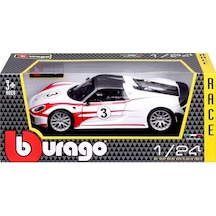 Bburago Porsche Weissach 918 1/24 Model Araba