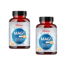 Balen Mag 3 Magnezyum Sitrat Bisglisinat Malat 679 Mg Takviye Edici Gıda 2 x 60 Kapsül