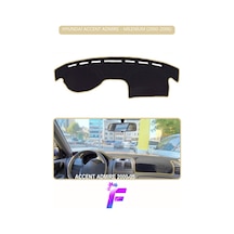 Hyundai Accent Admire/milenium 2000-2006 Torpido Örtüsü Güneşten, Isıdan, Çatlamadan Korur F91 Bej
