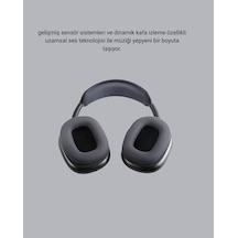 Bluetooth 5.0 Kulak Üstü Kulaklık Gürültü Engelleme, Uzamsal Ses, Hızlı Şarj - Lisinya