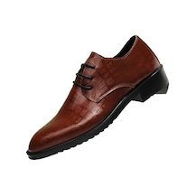 Ikkb İlkbahar Ve Sonbahar İş Modası Erkek Klasik Ayakkabı Koyu Kahverengi