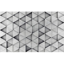 3 Boyutlu Geometrik Desenli Duvar Kağıdı (397459550)