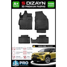 S-dizayn Toyota Yaris Cross 3d Pro Havuzlu Paspas 2022 Üzeri A+ Kalite