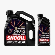 Snc-oil15w-50 150.000 Km + Bakım 4 L + 15w-50 150.000 Km + Bakım Motor Yağı 1 L