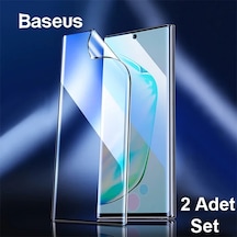 Baseus Sm Galaxy Note 10 Full Ekran Koruyucu 0.15mm 2 Adet Set 0.15mm Full-screen Curved Antı-explos- 5775