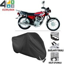 Seger Sg125 Motosiklet Brandası ( Kilit Uyumlu - Siyah