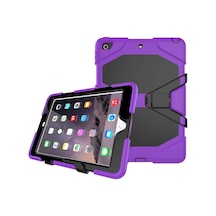 Bezos İpad 5 Air 9.7 Kılıf Griffin Tablet Kapak - Mor Mmbz