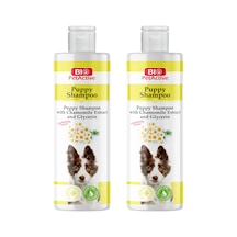 Bio Petactive Puppy Shampoo Papatya Özlü Yavru Köpek Şampuanı 400 Ml. X 2 Adet