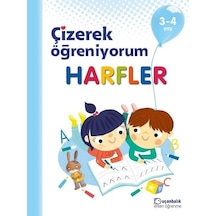 Çizerek Öğreniyorum-Harfler 3-4 Yaş- Uçanbalık Yayıncılık
