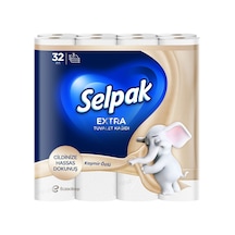 Selpak Extra Kaşmir Katkılı Tuvalet Kağıdı 32'li 2'li Avantaj Paketi Mıchu
