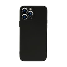 Apple iPhone Uyumlu 13 Pro Kılıf Nano İçi Kadife Silikon - Siyah Bzsxx00 1