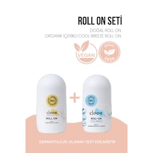 Alkol Ve Alüminyum İçermeyen Hassas Ciltlere Özel Leke Yapmayan Yapışkanlık Bırakmayan Doğal Roll On Deodorant Avantajlı 2'li Set 2x50 Ml