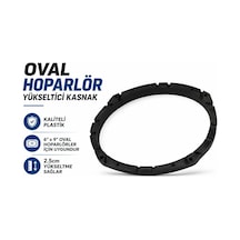 Oval Hoparlör Yükseltici Kasnak - 2 Adet - Kaliteli , Vida Yerleri Olan Kayık Hoparlör Kasnağı - 2 A
