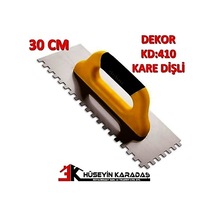 Dekor Hassan Seramik Malası Kare Dişli 30 CM