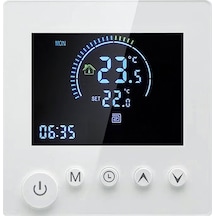 Akıllı Programlanabilir Yerden Isıtma Termostatı - Lcd Ekranlı, 3a Su Isıtma, 90-240v