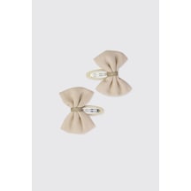 Panço Kız Bebek Krem Toka Seti 2612gb09012