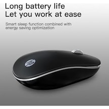 Hp S1500 Kablosuz Usb Mouse 1600 Dpi Siyah Sessiz Açık Beyaz
