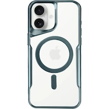 Newface - 801 - İphone 16 Kılıf Boyi Magsafe Silikon Kapak - Csmo-tex - - Turkuaz