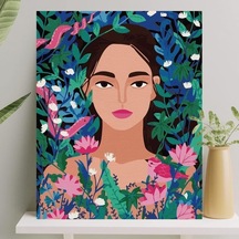 Sayılarla Boyama Tuval Seti Fırça Boya Dahil Çıtalı 40x50 Cm - Amazon