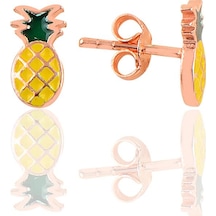 Gümüş Ananas Küpe N11.32637