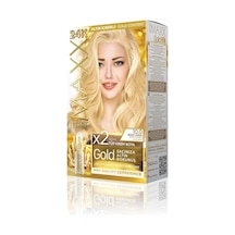 Serisi 24k Altın Parçacıklı Serum İle 1 Kutu 2 X 50 Ml Ve Geliştiriciler Saç Boyası Sarısı 10.0