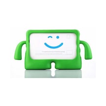 Mutcase - Galaxy Uyumlu Galaxy Tab A 8.0 2019 T290 - Kılıf Tutma Kollu Stand Olabilen Çocuklar İçin Koruyucu Tablet Kılıfı - Yeşil