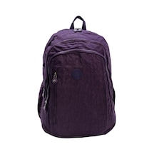 Klinkır Bayan Sırt Çantası Büyük Boy Yağmur Geçirmez Hafif Kumaş Çok Cepli Kadın Okul Sırt Çantası 45 Cm 001