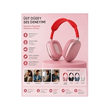 P9 Plus Kulaküstü Kablosuz Kulaklık Şarjlı Wireless Headphone Bluetooth Lu Hafıza Kartı Ve 3.5mm Jack Girişli Type C Şarj Girişli Mikrofonlu Kulaklık Mp3 Müzik Çalar