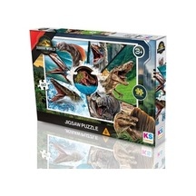 Jurassic World Temalı 50 Parça Puzzle İle Oyun Açık Mavi