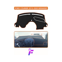 Ford Courıer Ekransız 2013-2020 Torpido Örtüsü Güneşten Korur Kolay Montaj Tam Uyum E76 Torpido Halısı
