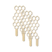 Jeehugo 3'lü Ahşap Bitki Tırmanma Aklı - Ev Bahçe Süs Bitkileri İçin Dayanıklı Tutucu, Kolay Kurulum, Çiçek Ve Saksı Bitkileri İçin Destek