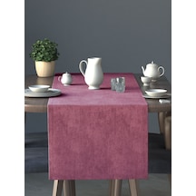 Kadife Dokulu Gül Kurusu Rengi Daily Series Runner 40 X 140 Gül Kurusu