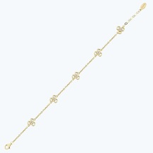 Altınbaş Altın Taşlı Çiçek Bileklik Abl0201-y-25952 Çok Renkli