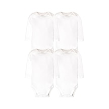 Layette Bebek 4'lü Body Set 1l930610 Beyaz Beyaz