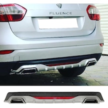 Renault Fluence Gri Difüzör Difizör Kare Egzoz Görünüm Reflektörlü