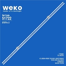 Wkset-6722 37379x2 4c-lb6584-hr06k 7016 84ea 2 Adet Led Bar Mavi Işık Çift Soket 84led Tvnizi Açıp İçindeki Led Barla Birebir Aynısı Olduğunu Görmeden Almayınız. Sonrasında İade Almamaktayız. Çok Renkli