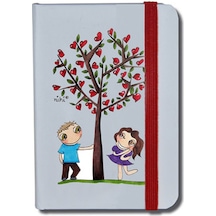 Nihi Ağacımız Sert Kapak Lastikli 21X14.6 Çizgili 96 Sayfa Not De