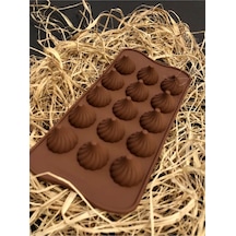 Silikon Burgulu Desen Çikolata Kalıbı Goldcakes