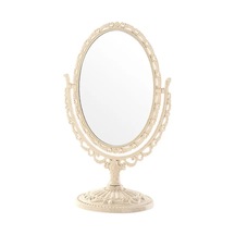 Conventions1 Avrupa Retro Tarzı Makyaj Aynası Oval Oyma Dairesel Krem