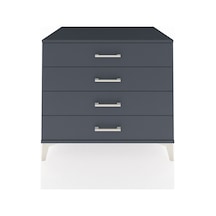 Kronos Şifonyer 4 Çekmeceli 88x59x80 Antrasit-antrasit Antrasit