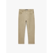 Koton Pamuklu Normal Bel Cepli Tapered Fit Jean Pantolon - Joe Jean Taş 7wam40162nd