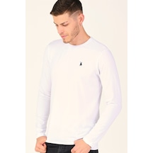 T8588 Dewberry Bisiklet Yaka Uzun Kol T-shırt-pamuk Beyaz Pamuk Beyaz T8588 Dewberry Bisiklet Yaka Uzun Kol T-shırt-pamuk Beyaz Pamuk Beyaz