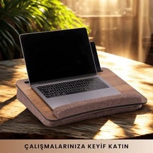 -ls013 Minderli Laptop Sehpası Ceviz