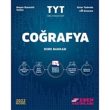2022 TYT Coğrafya Soru Bankası -  Esen Yayıncılık