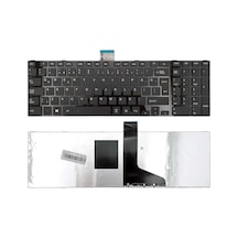 Siyah, Notebook Klavye - Toshiba Satellite C855-2g9, C855-2gc, C855-2ge, C855-2gf Muadili İle Uyumlu