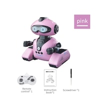 Mini Rc Robot Algılama Cady Wıda Akıllı Oyuncak Programlama Eğitim Müzik Dans Pink Robot 1704v
