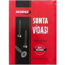 Akdeniz Sunta Vidası 4x35 500 Adet 4x35