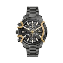 Diesel Dz4668 Quartz Çelik Füme 48 Mm Erkek Kol Saati Füme