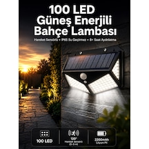 Kargo Solar Sensörlü Duvar Lambası Bahçe Lambası Parlak Beyaz Işık Suya Dayanıklı Najmaddin